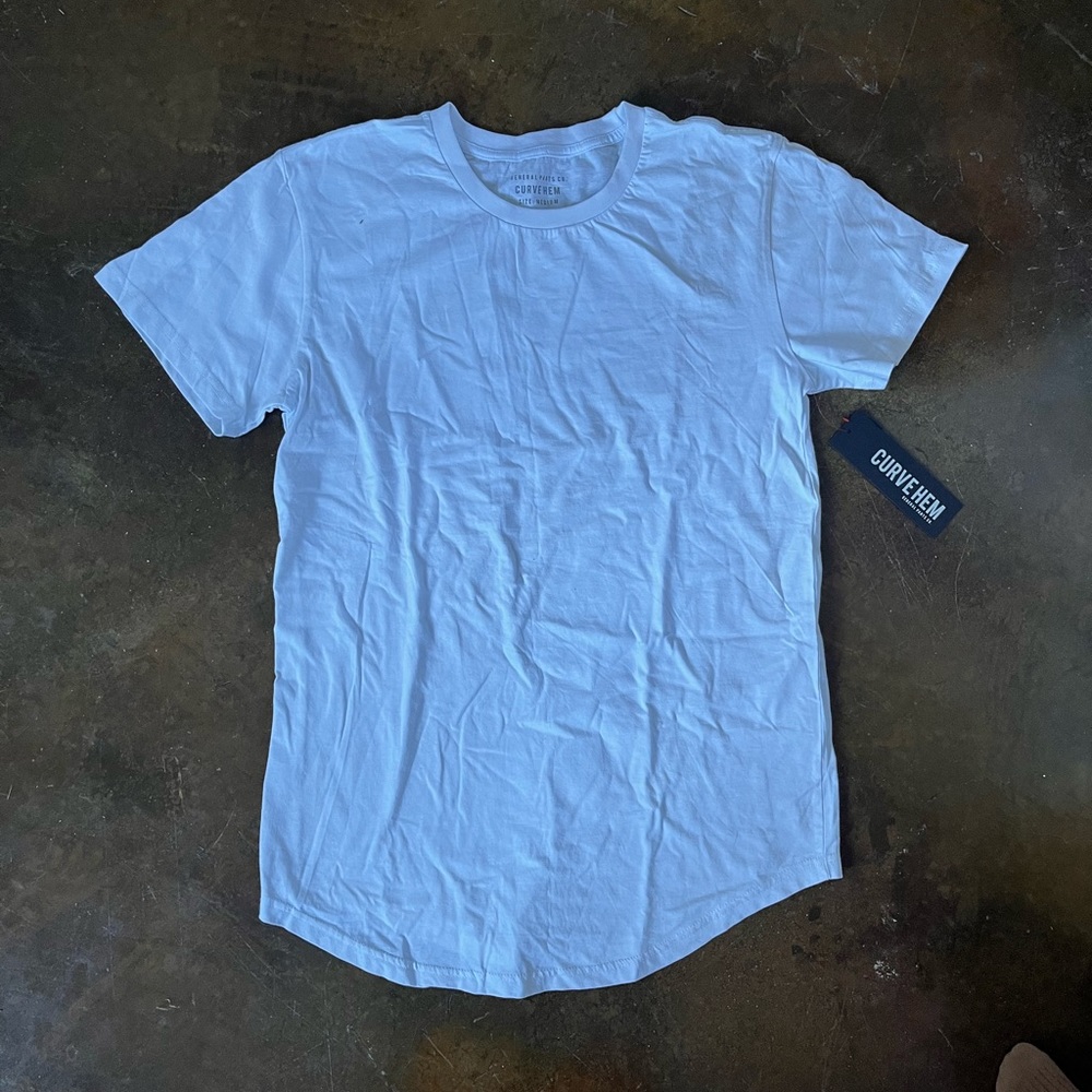 Long Curved-Hem Tshirt